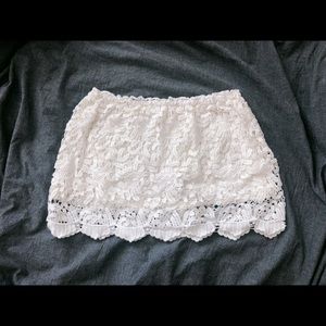Free People Lace Skirt